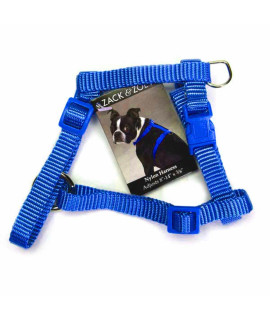 Nylon Dog Harness by Zack & Zoey - Nautical Blue